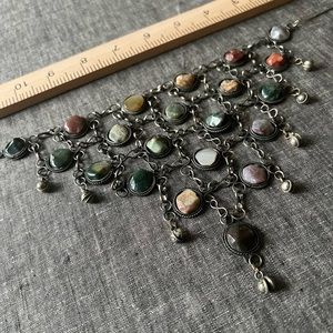 Beautiful vintage, semi precious stone statement necklace